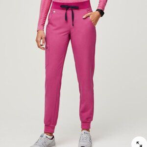 Figs Zamora Jogger Scrubs- Electric Orchid, Medium Tall